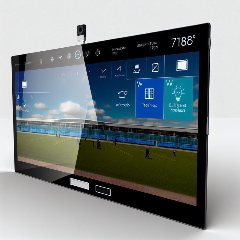 Built-in Speakers and 178° Viewing Angle Interactive Digital Blackboard for IOS Compatibility